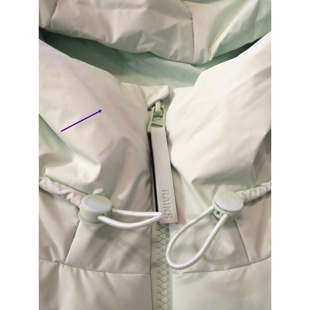 Rains Loop Vest Unisex Mineral Green Size Small Waterproof Windproof Breathable - Picture 14 of 15